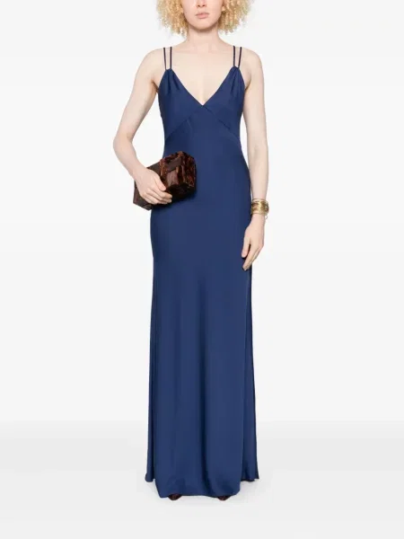 Rochie maxi Alice + Olivia de costum albastru