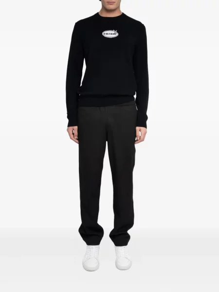 Pulover Zadig&voltaire cu decolteu în U negru