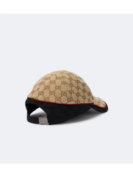 Șapcă Gucci din canvas bej