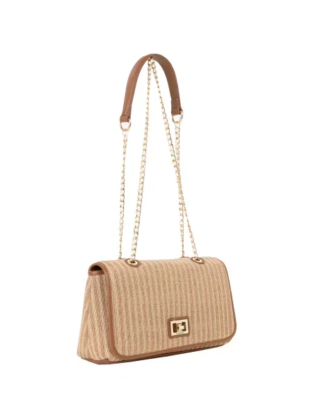 Valentino Bags crossbody kabelka dámska pletená SELENE hnedá