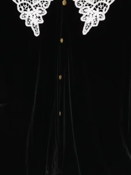 Kołnierzykowy koszula Junya Watanabe koronkowa czarna