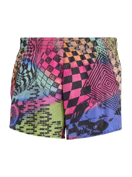ADIDAS SPORTSWEAR Pantaloni sport Adidas x Jeremy Scott galben lămâie / portocaliu / roz negru
