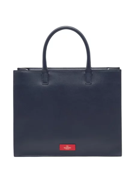 Geantă shopper Valentino Garavani albastru