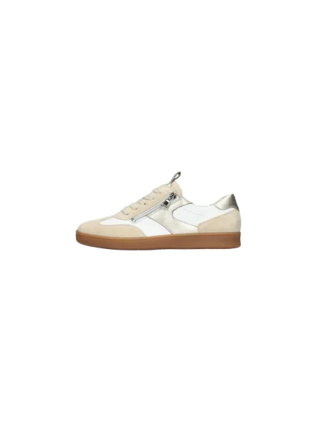 Sneakersy Waldläufer sznurowane beżowe