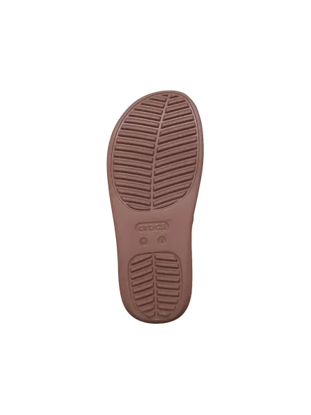 Pantofi Crocs cu bretele maro