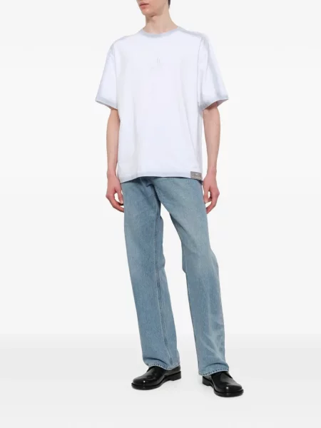 Tricou Feng Chen Wang cu broderie alb