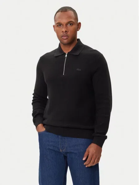 Lacoste Pulover črna
