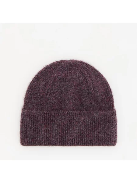 Reserved Beanie tmavě fialová