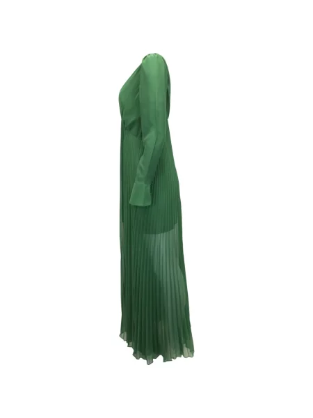 Rochie Self-portrait cu decolteu în V verde