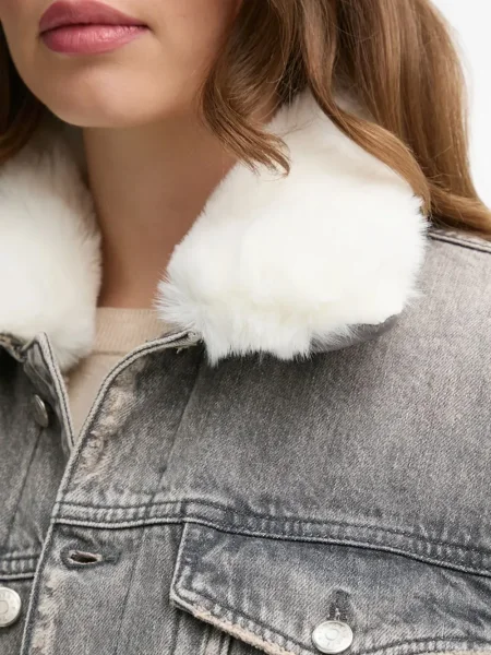 Geacă de blugi Sisley gri