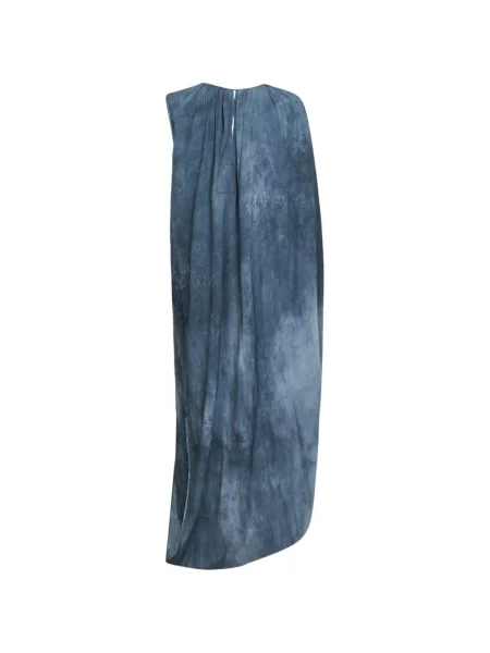 Rochie Uma Wang asimetrică drapată albastru