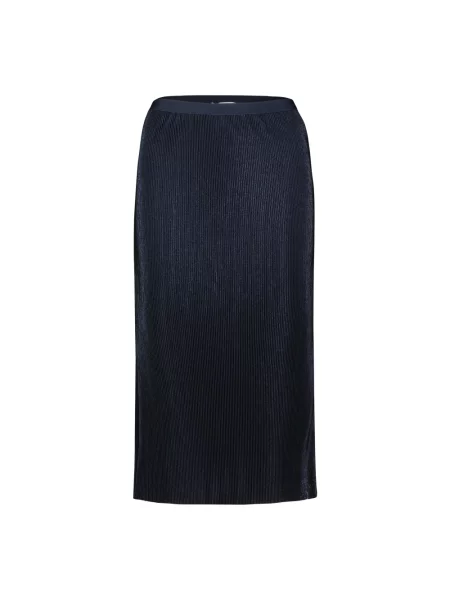 Spódnica midi Betty & Co w jednolitym kolorze czarna