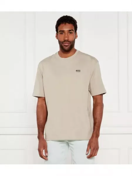 BOSS ORANGE Tricou Te_move | Relaxed fit bej