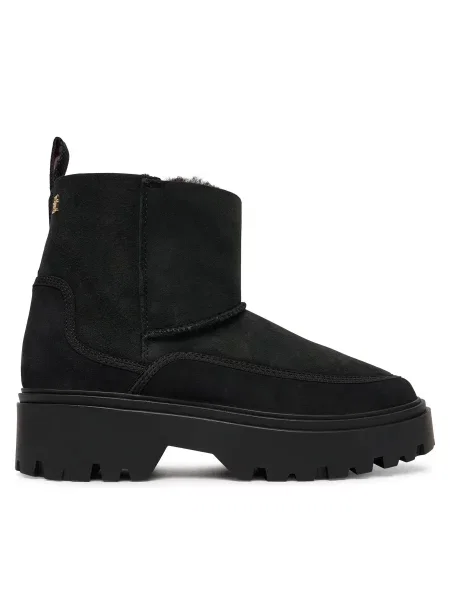 Tommy Hilfiger Čizme za snijeg Real Shearling Pullon crna