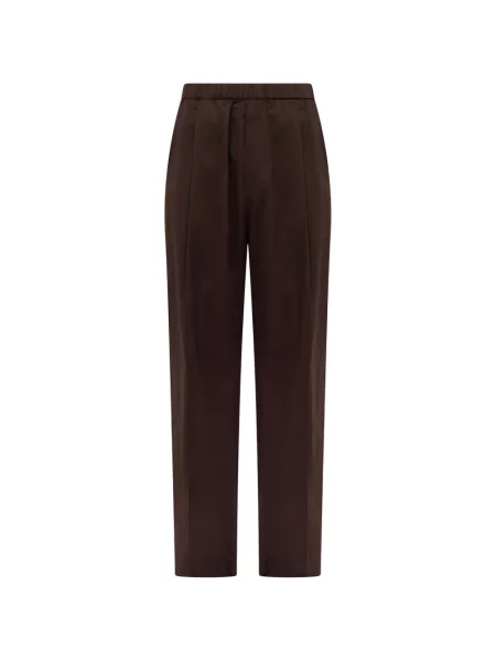 Плисирани панталон Laneus кафяво