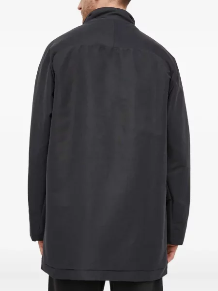 Prugasta parka Adidas s kapuljačom plava