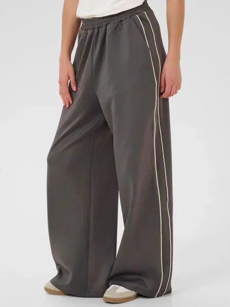 Kaffe Pantaloni Cory bej negru