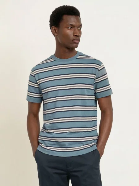 Marc O'polo Tričko černošedá / šedá bílá