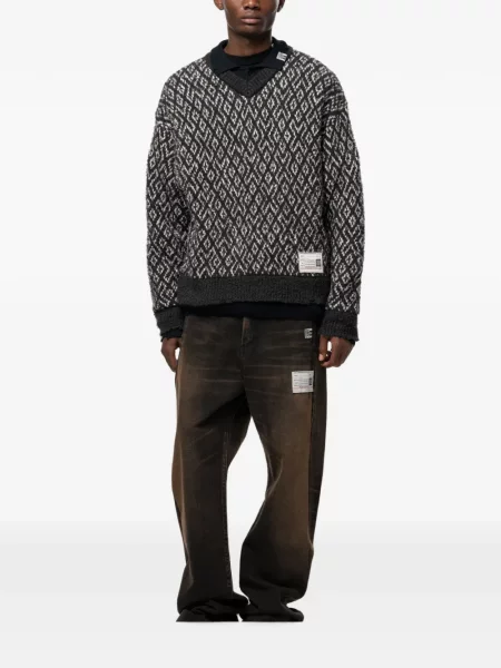 Pulover Maison Mihara Yasuhiro negru