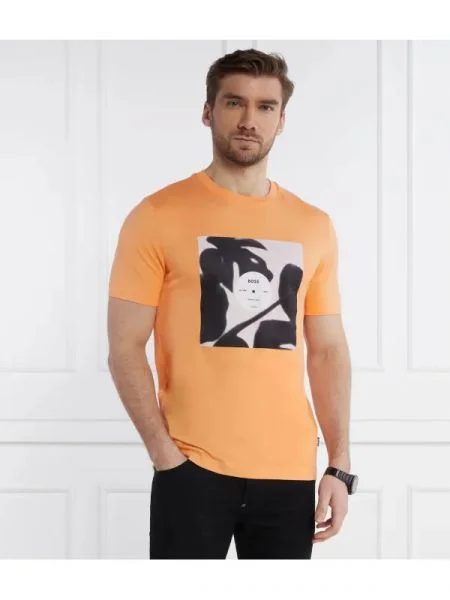 BOSS BLACK Tricou TIburt negru