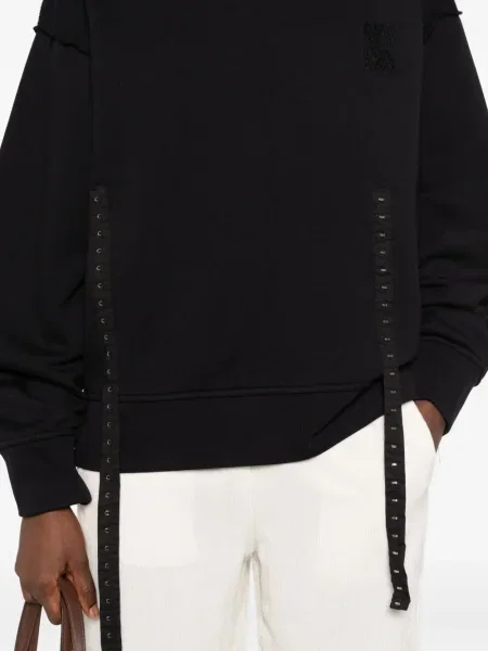 Hanorac crewneck Federico Cina negru