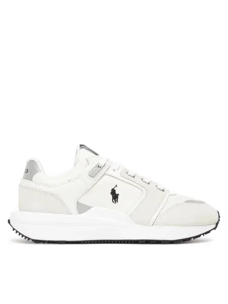 Sneakers Polo Ralph Lauren Train 89 V2 Suede-Paneled Sneaker alb