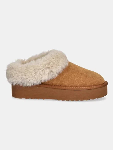 Copati iz semiša Steve Madden Snow rjava