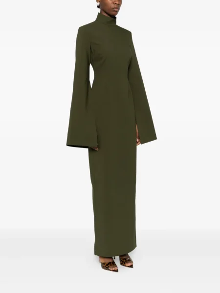 Rochie maxi Solace London de costum verde