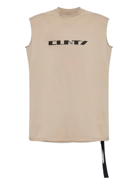 Cămașă Rick Owens Drkshdw fără mâneci cu imagine