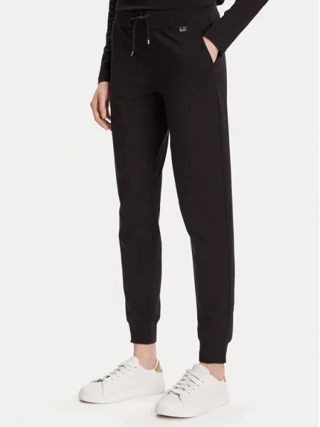 Emporio Armani Spodnie dresowe czarny