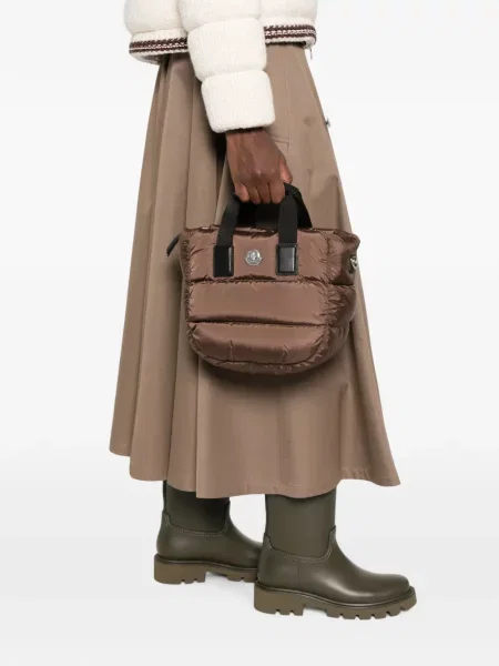 Geantă shopper Moncler maro