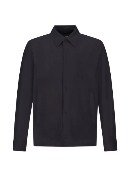 Cămașă Herno cu volane albastru