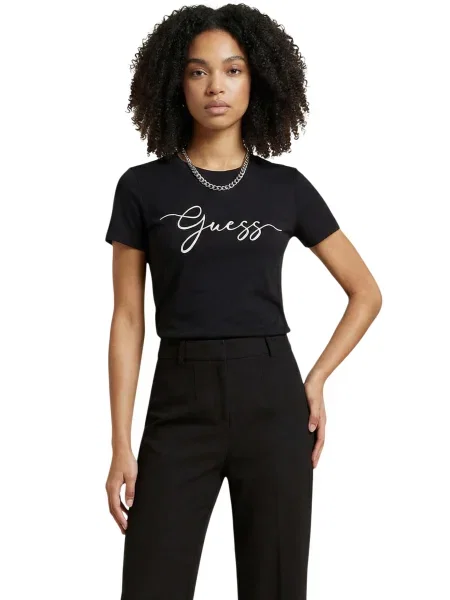 Tricou Guess Active scurt negru