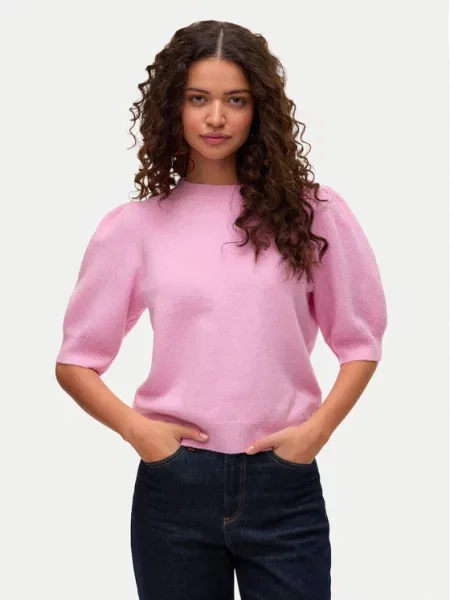 VERO MODA Pulover VMDoffy roza ružičasta