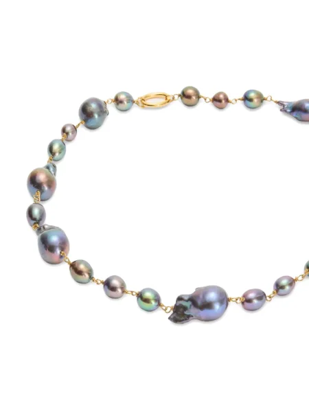Colier Jil Sander cu perle auriu