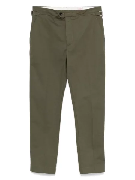 Pantaloni Fursac din canvas verde