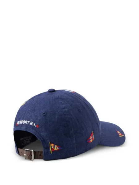 Șosete Polo Ralph Lauren cu broderie în carouri de flanelă verde