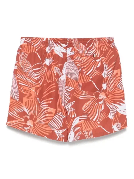 Slip de baie Boss cu imagine maro