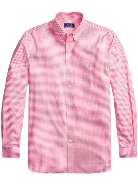 Pletena odgovarati polo majica Polo Ralph Lauren s vezom bijela