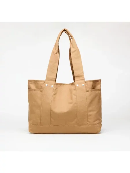 Чанта The North Face Circular Cotton Tote кафяво