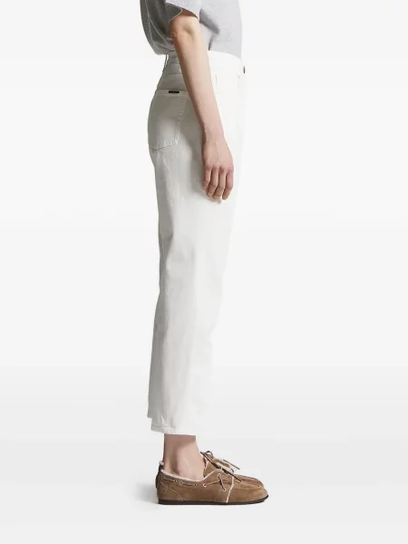 Blugi Peserico cu 5 buzunare alb