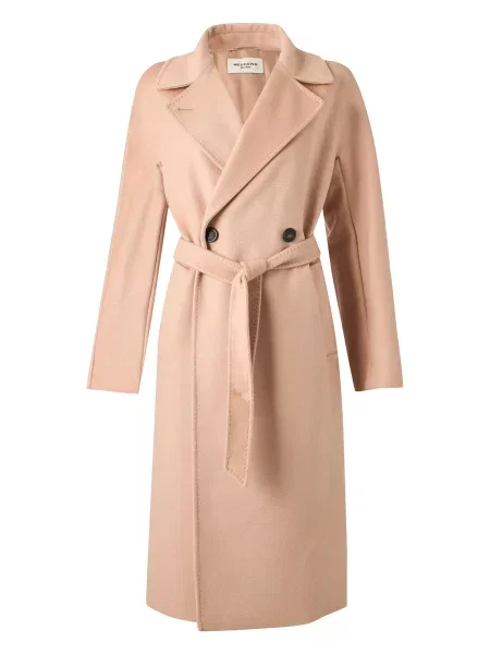 Weekend Max Mara Palton de primăvară-toamnă WKDRESINA crem