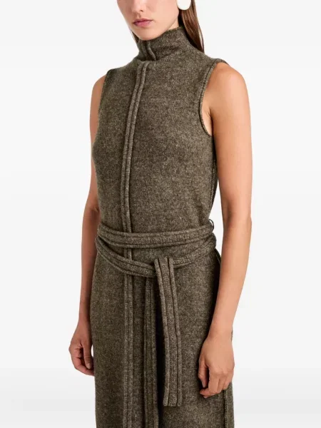 Dzianinowa sukienka Proenza Schouler White Label garniturowa biała