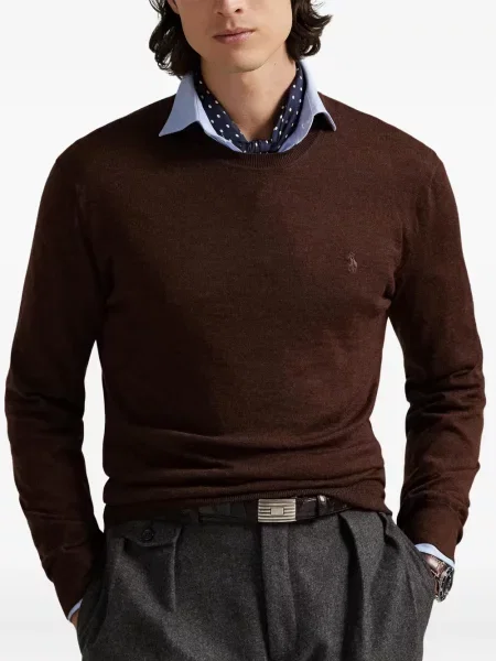 Ριγέ polo Polo Ralph Lauren με κουκούλα με αυτόγραφο λευκό