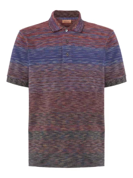Polo Missoni cu dungi roșu
