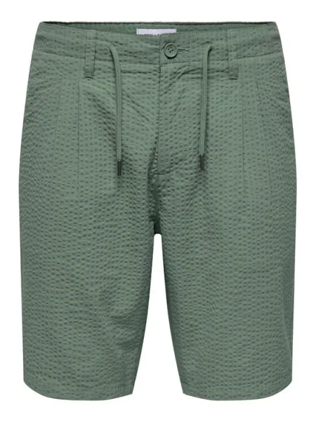 Only & Sons šortky Leo zelená