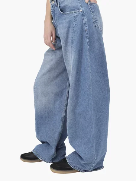 Широкі джинси YUKI блакитний