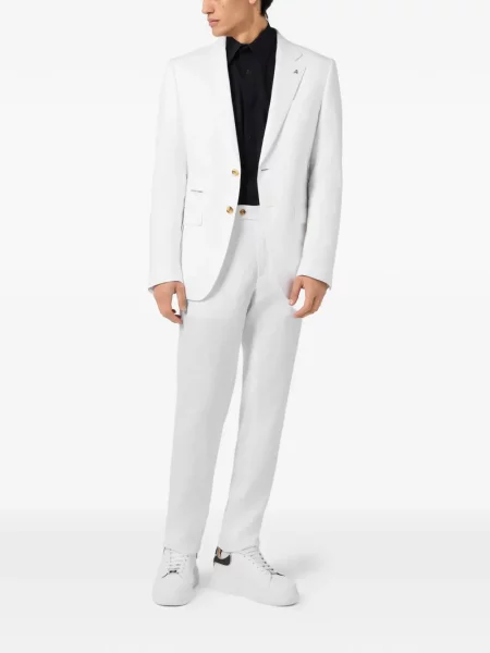 Pantaloni Philipp Plein alb