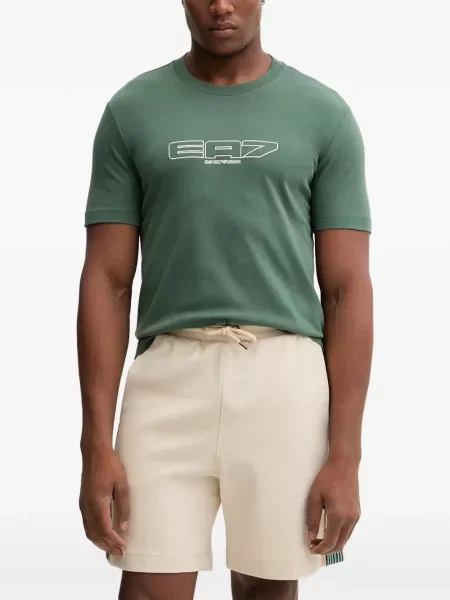 Póló Ea7 Emporio Armani autogrammal zöld