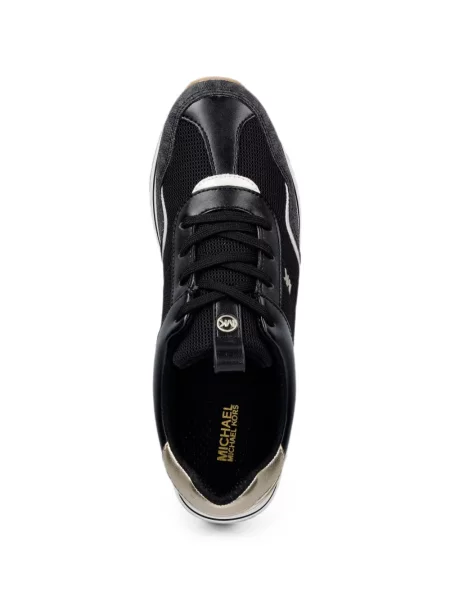 Sneakerși Michael Michael Kors cu platformă cu autograf plasă alb